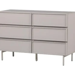 WOOOD Tours Ladekast 6 Lades - Melamine/ MDF - Zand - 80x120x42