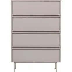 WOOOD Tours Ladekast 4 Lades - Melamine/ MDF - Zand - 102x70x42