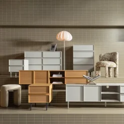 WOOOD Tours Ladekast 4 Lades - Melamine/ MDF - Zand - 102x70x42