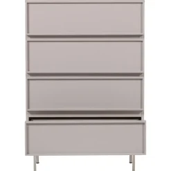 WOOOD Tours Ladekast 4 Lades - Melamine/ MDF - Zand - 102x70x42