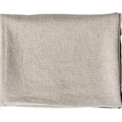 WOOOD Unique Plaid - Viscose/Linnen - Zwart/Off White - 53x49x48