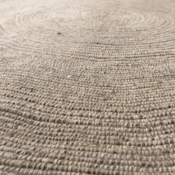 WOOOD Utopia Vloerkleed - Wol/Katoen - Naturel - 1x200x200