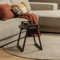 WOOOD Utopia Vloerkleed - Wol/Katoen - Naturel - 1x200x200