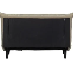 WOOOD Xem Slaapbank - 1-Persoons - Chenille stof - Naturel - 80x122x92