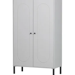 WOOOD Xina Lage Kast - Grenen - Wolkengrijs - 149x90x40