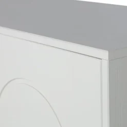 WOOOD Xina Lage Kast - Grenen - Wolkengrijs - 149x90x40