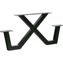 WOOOD X-Poot Picknick Buiten Tablo - Metaal - Zwart - 70x142x13