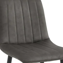 2x Barkruk Jax - Microleder Antraciet (Set van 2)