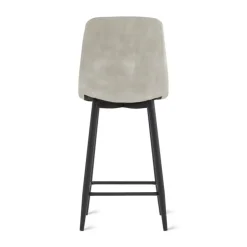 2x Barkruk Jax - Velvet Taupe (Set van 2)