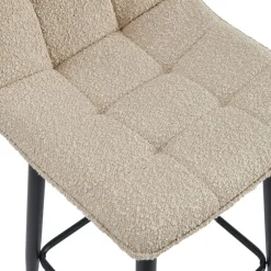 2x Barkruk Yerevan - Bouclé Taupe