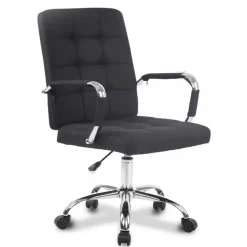 Xairo Milaan - Bureaustoel - Stof - Zwart