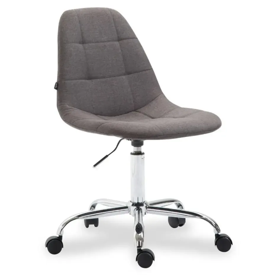 Xairo Rome - Bureaustoel - Stof - Donkergrijs