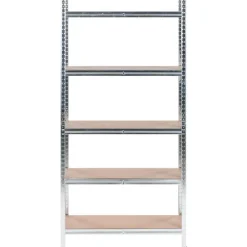 XITTA - Stellingkast set van 2 - Zilver - 150 cm - Staal