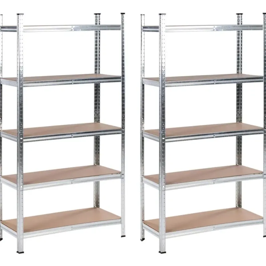 XITTA - Stellingkast set van 2 - Zilver - Staal