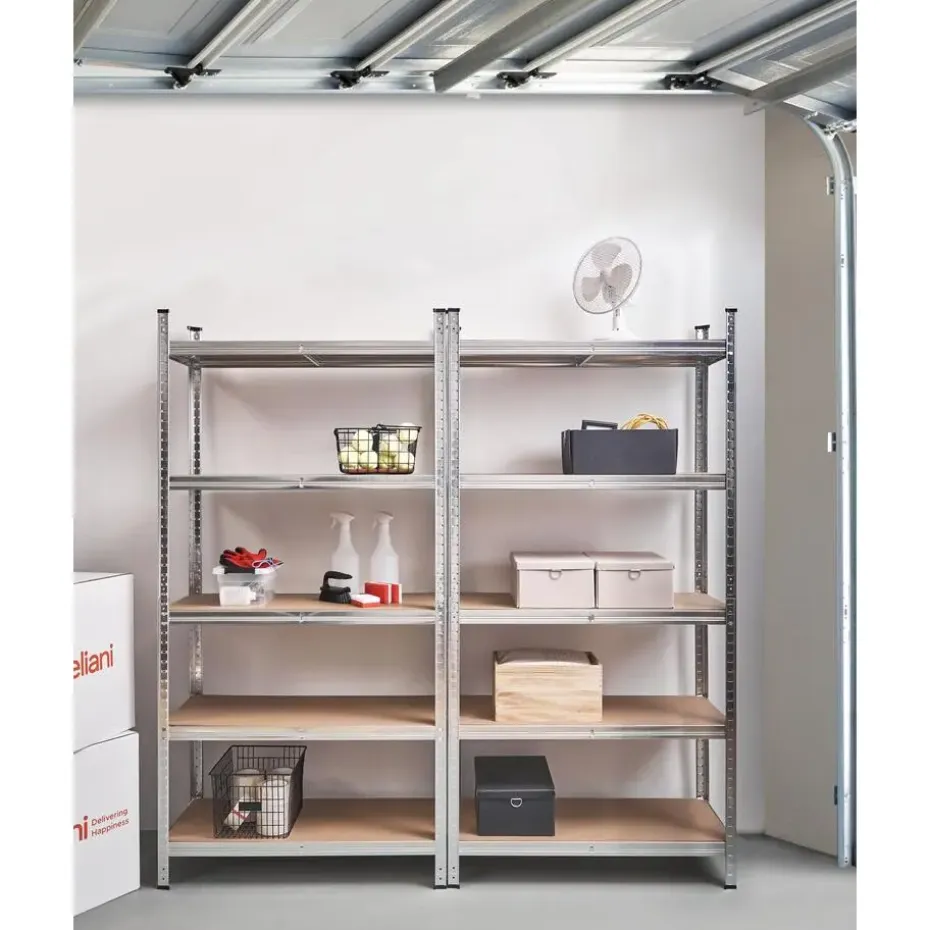 XITTA - Stellingkast set van 2 - Zilver - Staal