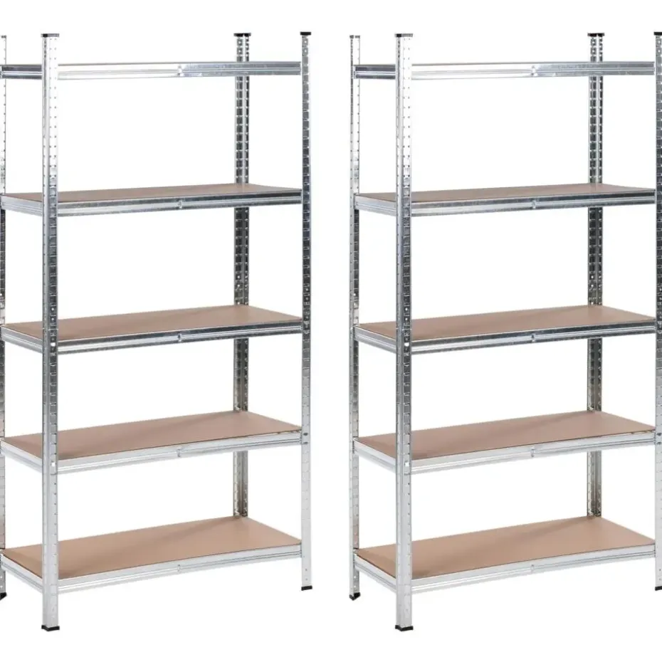 XITTA - Stellingkast set van 2 - Zilver - Staal