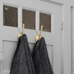 XIVADA Kapstokhaak Zena - Inclusief schroefset - Goud - Set van 3