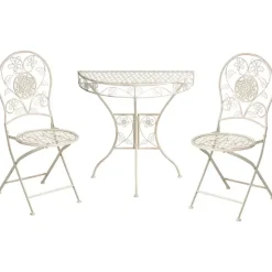 YAVIZA - Bistroset - Lichtbeige - IJzer