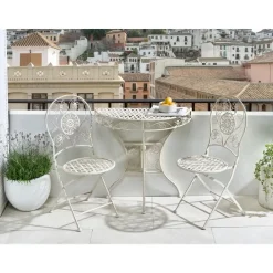 YAVIZA - Bistroset - Lichtbeige - IJzer