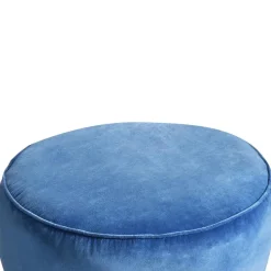 YULLE - Poef - Blauw - Fluweel