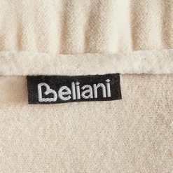 YULLE - Poef - Lichtbeige - Fluweel