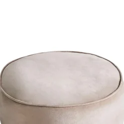 YULLE - Poef - Lichtbruin - Fluweel