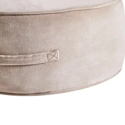 YULLE - Poef - Lichtbruin - Fluweel