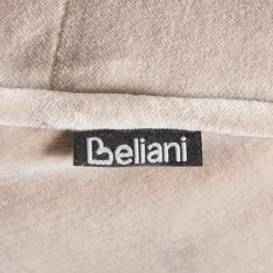 YULLE - Poef - Lichtbruin - Fluweel