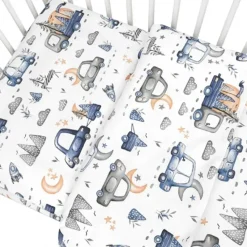 Zavelo Ledikant Dekbedovertrek Cars Blauw 100 x 135 cm