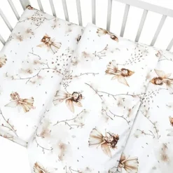 Zavelo Peuter Dekbedovertrek Fairy Beige 120 x 150 cm