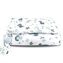 Zavelo Peuter Dekbedovertrek Dino's 120 x 150 cm