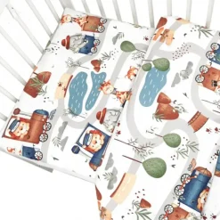 Zavelo Peuter Dekbedovertrek Treintje 120 x 150 cm