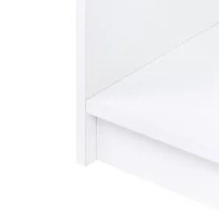 ZEHNA - Boekenkast 3 planken - Wit - 80 x 40 cm - Vezelplaat