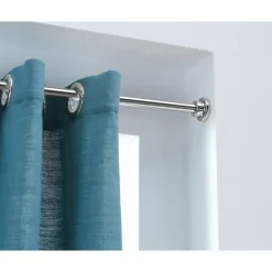 Zelf Opspannende Gordijnroede voor Gordijn - Zilver