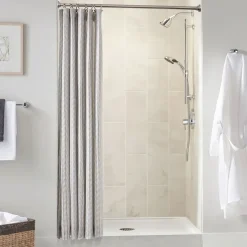 Zelf Opspannende Gordijnroede voor Gordijn - Zilver