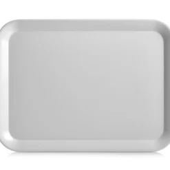 Zeller kopjes dienblad rechthoek - grijs - melamine - 43 x 32 cm