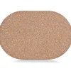 Zeller Placemats - 4x stuks - kurk - 44 x 29 cm