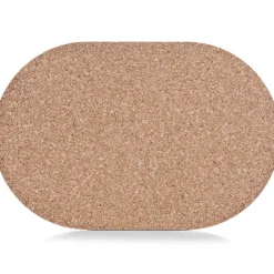 Zeller Placemats - 4x stuks - kurk - 44 x 29 cm