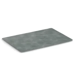 Zeller placemats lederlook - grijs - 45 x 30 cm