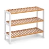 Zeller Schoenenrek - bamboe - 3-laags - 70 x 26 x 54 cm