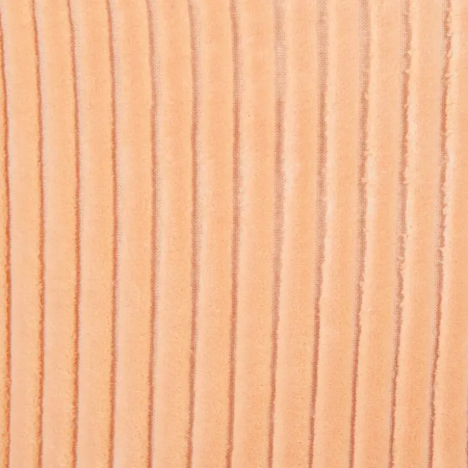 ZIKRIA - Poef - Perzik - Fluweel