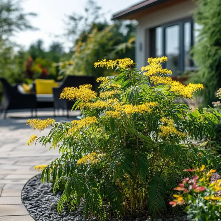 Zilveracacia - Set van 3 - Mimosa dealbata - Hoogte 25-40cm - ⌀9cm