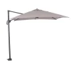 Zweefparasol Hawaii S - met voet en hoes - Zand - 250 x 250 cm