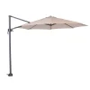 Zweefparasol Hawaii S - met voet en hoes - Ecru - 300 cm
