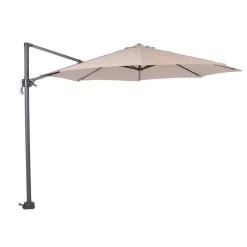 Zweefparasol Hawaii S - met voet en hoes - Ecru - 300 cm