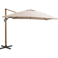 Zweefparasol Nancy - taupe - 300x300 cm
