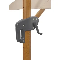 Zweefparasol Nancy - taupe - 300x300 cm