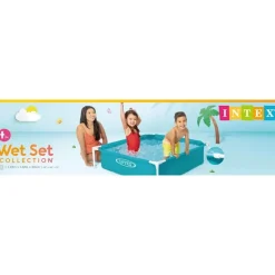 Zwembad Intex blauw - 122x122x30 cm Intex