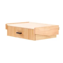 Zwevend Nachtkastje van Hout met Lade